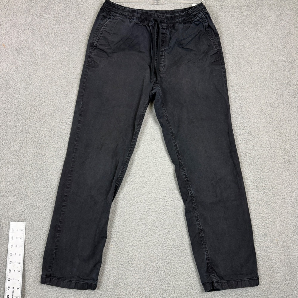Vans Range Elastic Relaxed Fit Mens Black Chino Jogger Pants Medium